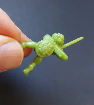 Figuras Tortugas Ninja. Dunkin antiguos. Años 80!!