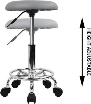Taburete giratorio regulable en altura