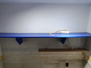 Estantería azul 180 cm