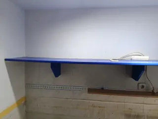 Estantería azul 180 cm