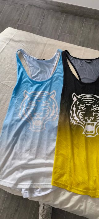 Lote 3 camisetas tirantes Great I am hombre 3XL