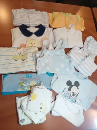 Lote Ropa Bebé 0-3 Meses 20 unidades +Bolsa regalo