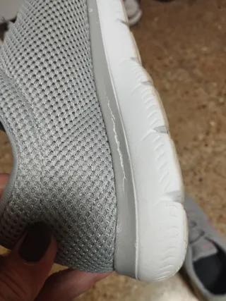 Zapatillas Skechers Gris y Rosa Talla 41