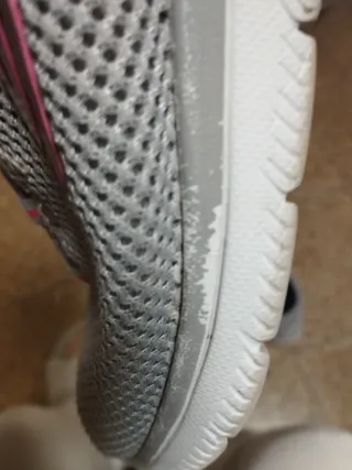 Zapatillas Skechers Gris y Rosa Talla 41