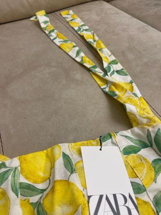 Vestido Zara Limones Talla S