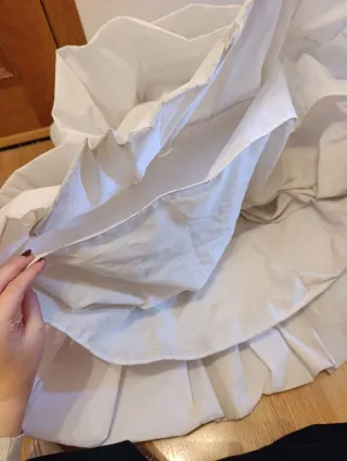 Cancán blanco para adulta