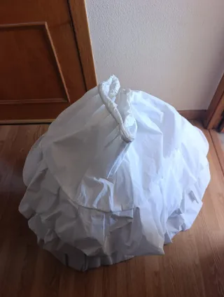 Cancán blanco para adulta