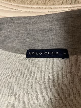 Chaqueta Polo Club Gris Talla M Hombre