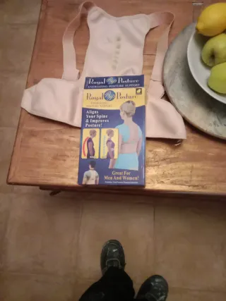 Corrector Postura con Imanes Beige