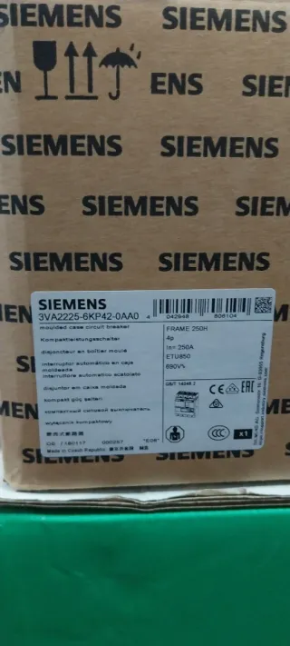 Interruptor Automático Siemens 3VA2 250A