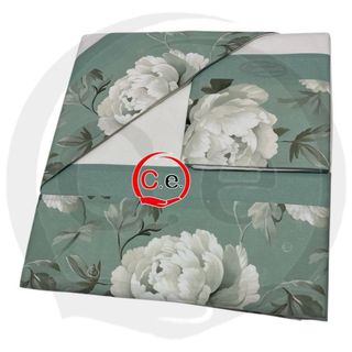 Completo Lenzuola Matrimoniale Beige/Bianco