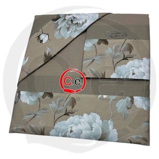 Completo Lenzuola Matrimoniale Beige/Bianco