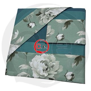 Completo Lenzuola Matrimoniale Beige/Bianco