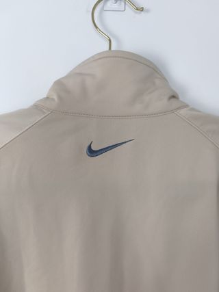Vintage Nike Training Jacket Beige Cream - 90s/Y2K