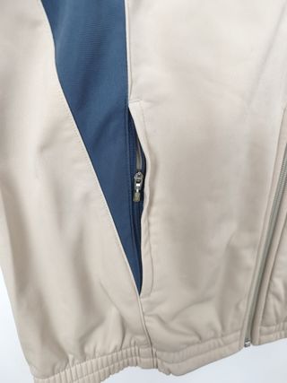 Vintage Nike Training Jacket Beige Cream - 90s/Y2K