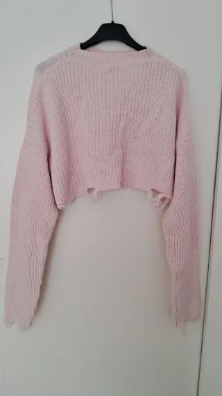 Maglioncino corto Tezenis rosa taglia L