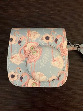 Cámara Instax Mini 9 Fujifilm Blanca + Funda