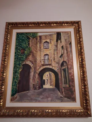 Cuadro de Pals con marco