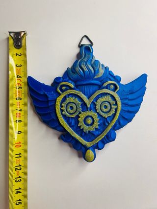 Decorazione Sacro Cuore da parete artigianale