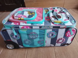 Maleta pequeña diseño de donas