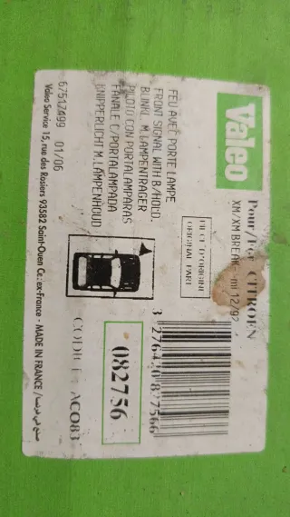 Piloto Posición Citroen XM Valeo