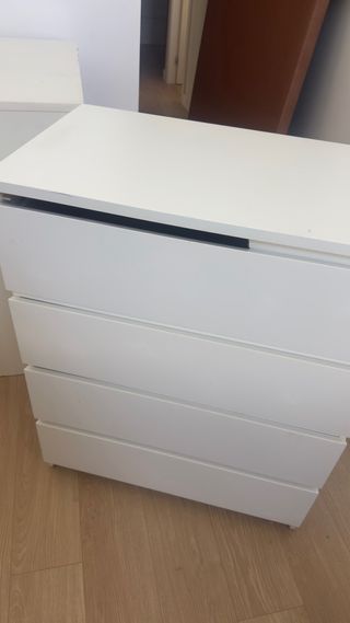 Cómoda Malm Ikea Blanca