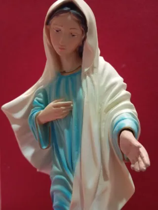 Statua Madonna di Medjugorje polvere marmo