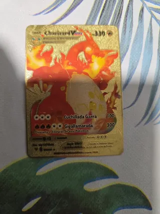 Cartas Pokémon Doradas (Set de 7)