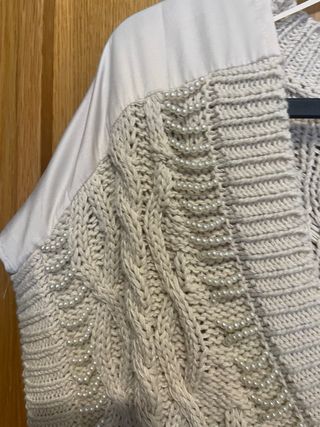 Chaleco Zara Beige Talla Única