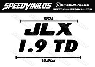 Pegatina Suzuki Vitara JLX 1.9 TD