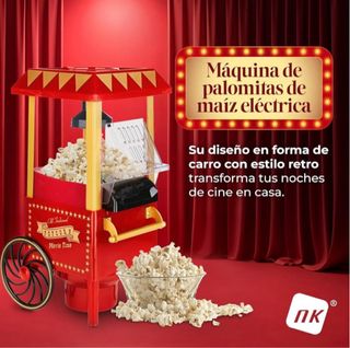 Máquina de Palomitas Estilo Retro