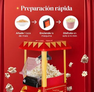 Máquina de Palomitas Estilo Retro