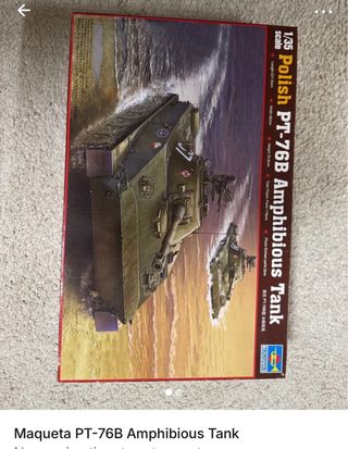 Maqueta Tanque PT-76B Anfibio Polaco