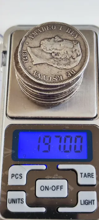 Monedas 5 Pesetas Plata