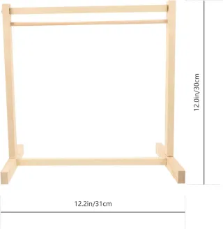 Perchero de Madera para Ropa de Muñecas