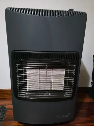 Estufa de Gas Interior Negra