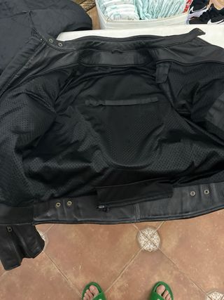 Chaqueta de cuero para moto