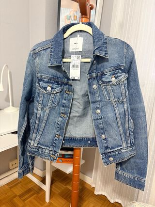 Cazadora vaquera Mango Talla XS