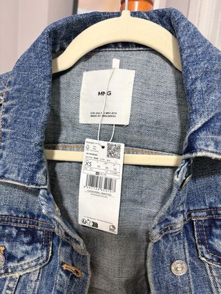 Cazadora vaquera Mango Talla XS