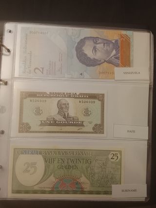 Colección monedas y billetes