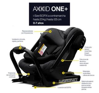 Silla coche AXKID ONE+ iSize ISOFIX