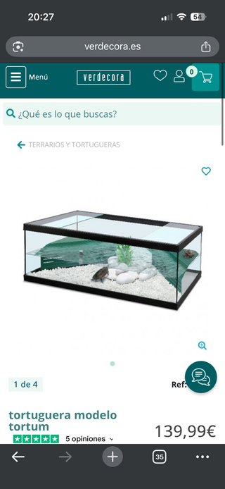 Tortuguera modelo Tortum