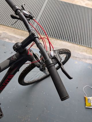 Bicicleta DTB 26 Negra y Roja