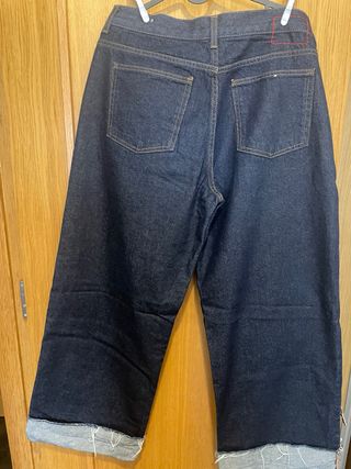Jeans mujer azul oscuro