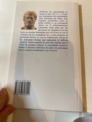 Libro Antígona de Sófocles