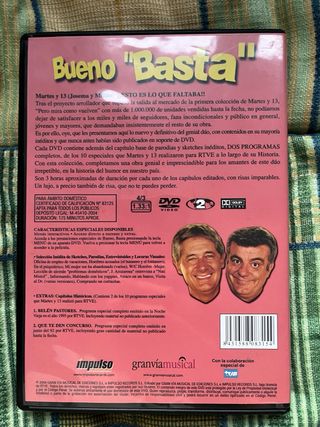 DVD Martes y 13 Bueno Basta