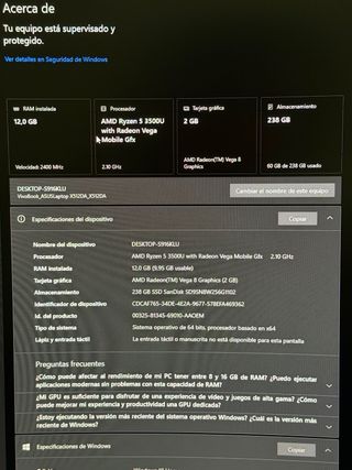 Portatil Asus vivobook X512D