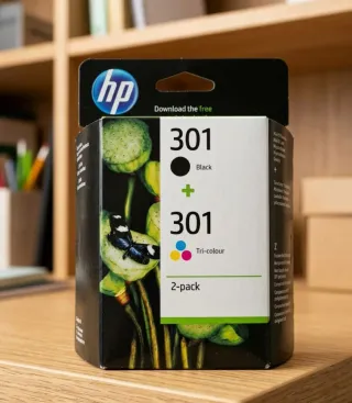 Pack 2 Cartuchos HP 301 Negro y Tricolor