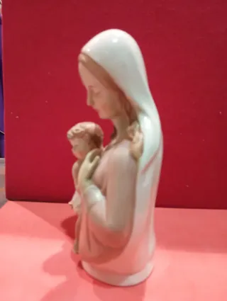 Statua Madonna con Bambino 20 cm