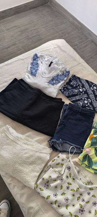 Lote 7 prendas mujer talla S verano
